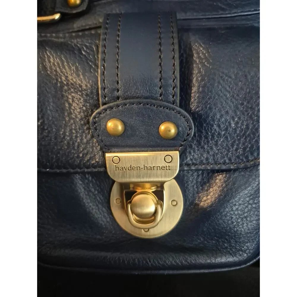 Hayden Harnett Leather Purse Blue Shoulder Bag, Handbag , Made In Brooklyn NY